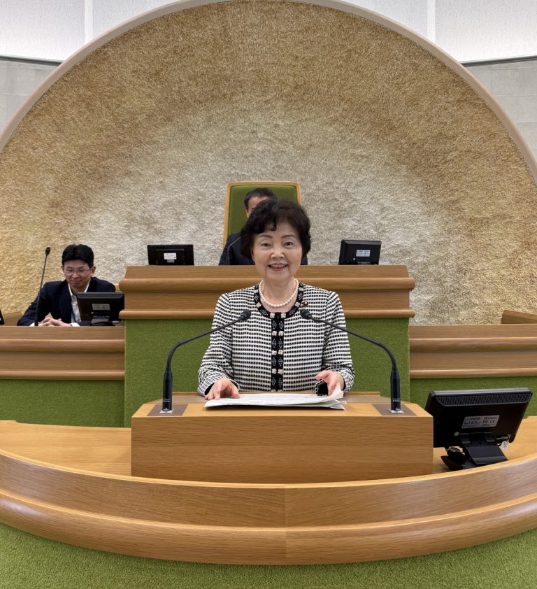6月6日 本会議一般質問を行いました。